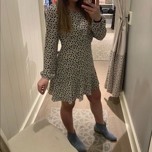 TRIXXI Black And White Floral Dress